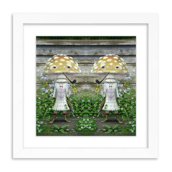 M. Amanita Attersee Blotter Paper Archival Print by Matt Gordon