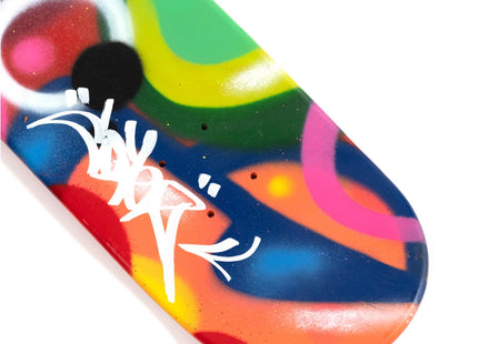 Mace Ave Original Spray Paint Skateboard Deck Art by Cope2- Fernando Carlo