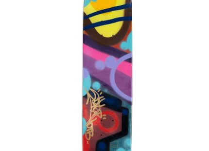 Mace Ave Original Spray Paint Skateboard Deck Art by Cope2- Fernando Carlo