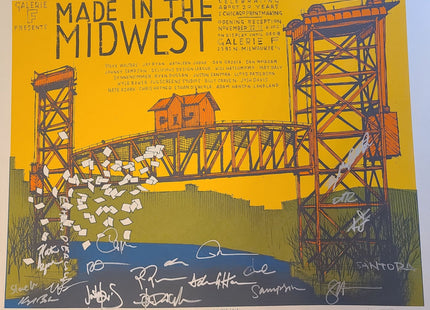 Made in the Midwest All Artists Signed Silkscreen Print by Jay Ryan