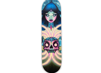 Magnetic Witch Skateboard Art Deck by Tara McPherson