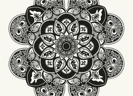 Mandala Silkscreen Print by John Vogl