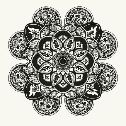 Mandala Silkscreen Print by John Vogl