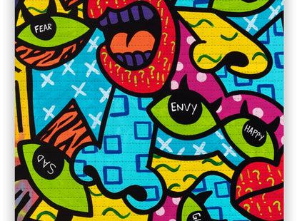 Manic Progression Blotter Paper Archival Print by Sheefy McFly- Tashif Turner