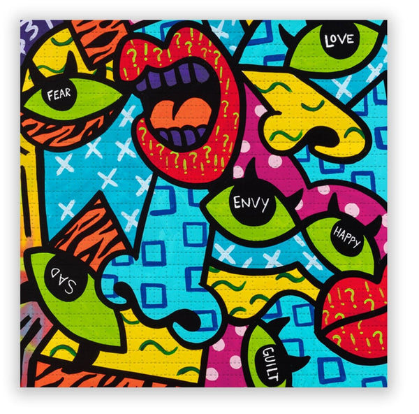 Impresión de archivo de papel secante de progresión maníaca por Sheefy McFly- Tashif Turner