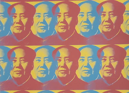 Many Mao Green Silkscreen Print by Aelhra
