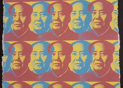 Many Mao Green HPM Silkscreen Print by Aelhra