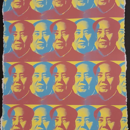 Many Mao Green HPM Silkscreen Print by Aelhra