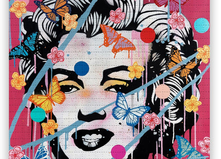 Marilyn Chaos Butterfly Blotter Paper Archival Print by Copyright