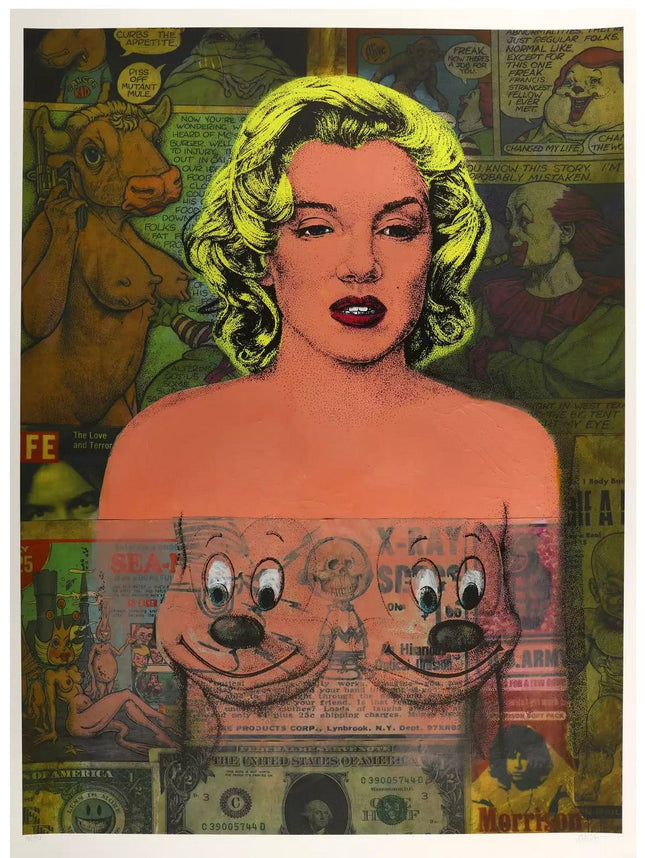 Marilyn Comic AP Artist Proof Silkscreen Print by Ron English