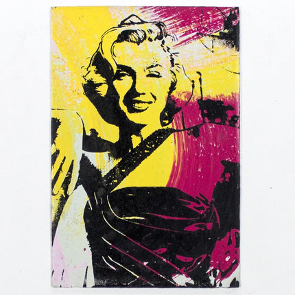 Marilyn Monroe 01 HPM Acrylic Silkscreen Print by Bobby Hill