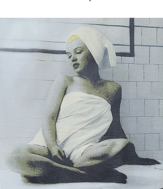 Marilyn Monroe Steam Bath HPM Serigraph Print by Steve Kaufman SAK