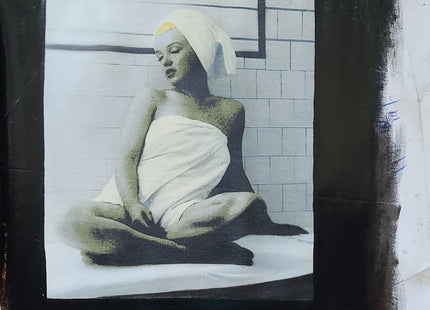 Marilyn Monroe Steam Bath HPM Serigraph Print by Steve Kaufman SAK