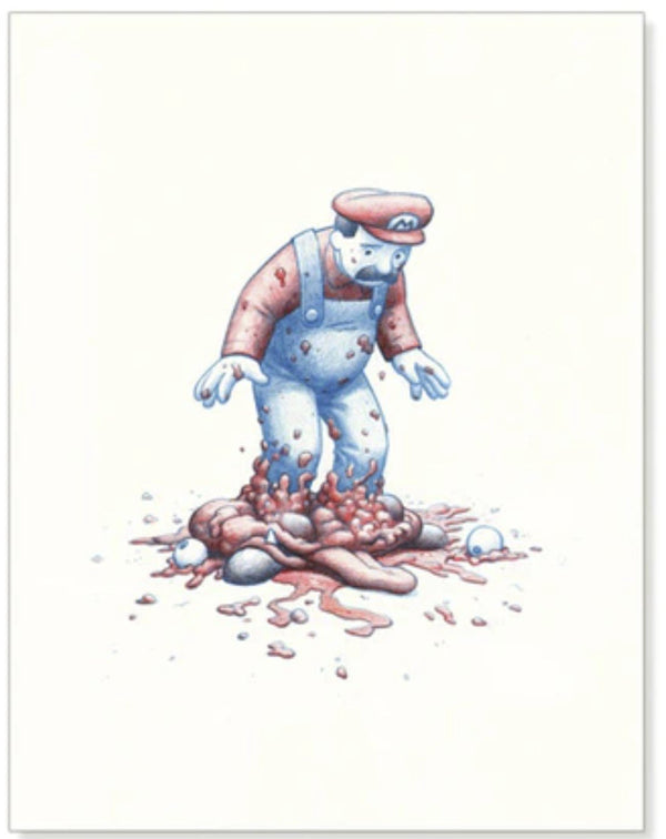 Mario's Regret Giclee Print par Nick Derington