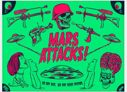 Mars Attacks Giclee Print by Burrito Breath