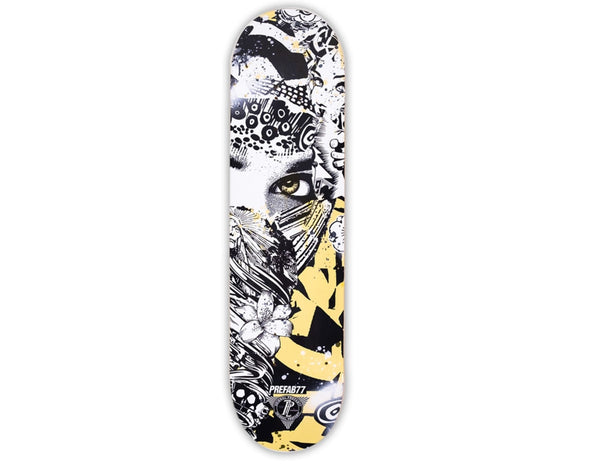 Masque I Skateboard Art Deck par Prefab77