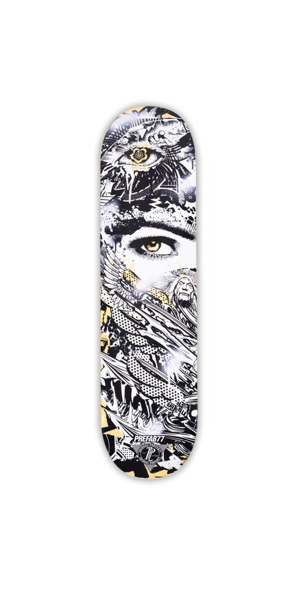 Masque II Skateboard Art Deck par Prefab77
