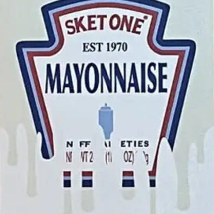 Mayonnaise Condiment Canvas Giclee Print by Sket-One