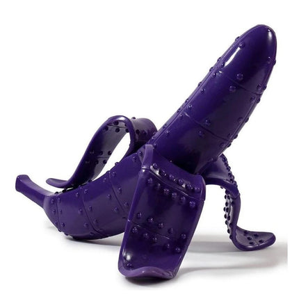 Mecha Banana Purple Art Toy by Frank Kozik