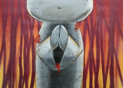 Meditating Bear Original Oil Painting by Phil Lumbang