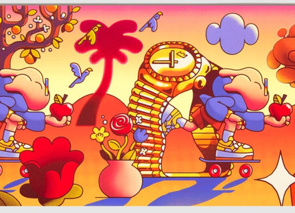 Meet Me On Cloud Nine Silkscreen Print by Rhymezlikedimez- Robin Velghe