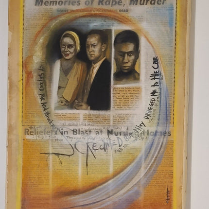 Memories of Rape Murder Painting by Christabel Christo