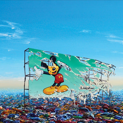 Mickey Billboard Plastic Giclee Print by Jeff Gillette