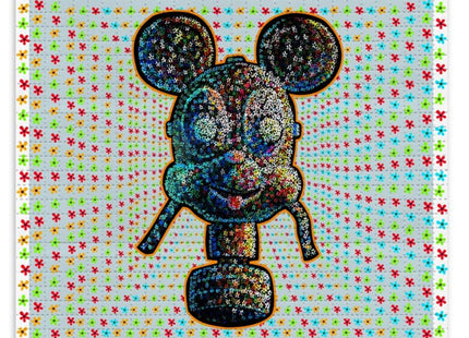 MickyMask B Blotter Paper Archival Print by Bill Barminski