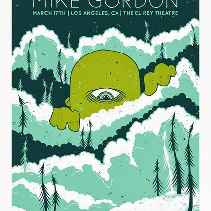 Mike Gordon LA 2014 Silkscreen Print by John Vogl