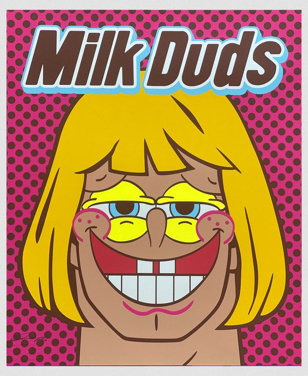Milkduds Silkscreen Print by Aaron Craig- Pop Mash