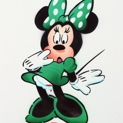 Minnie Period 12 Original Stencil Painting by Jeff Gillette