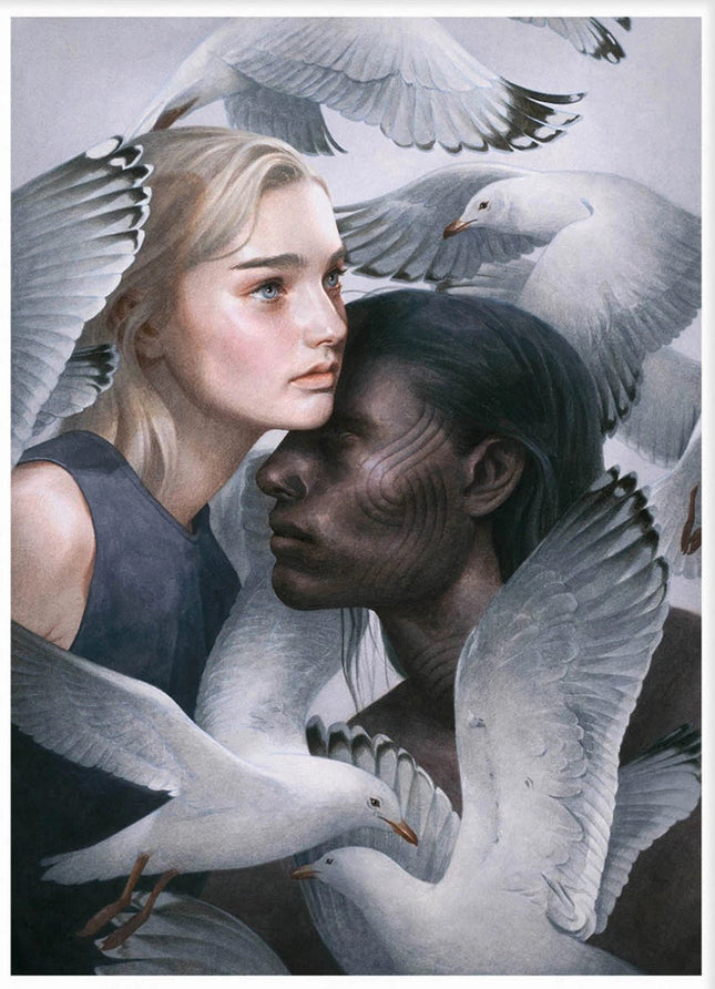 Miranda and Caliban Giclee Print by Tran Nguyen