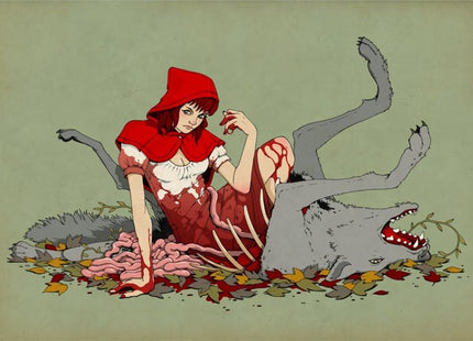 Miss Red Hood Giclee Print by Jason Levesque