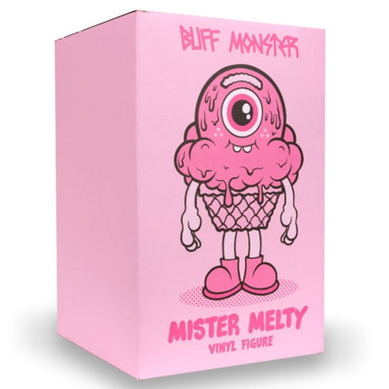 Mister Melty Pink Art Toy Sculpture by Buff Monster