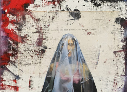 Mme Roland in the Prison of Pelage Original Painting by Adam Caldwell