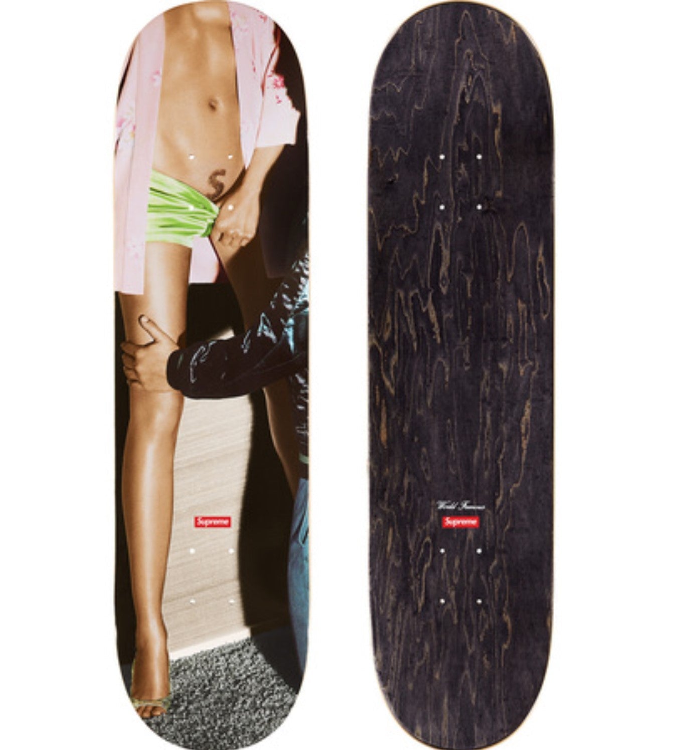 Model Skateboard Art Deck by Supreme – Sprayed Paint Art Collection