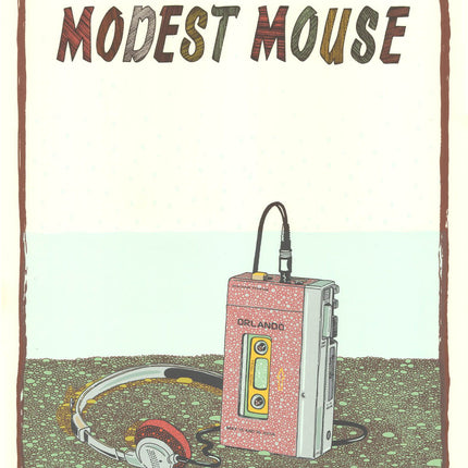 Modest Mouse Orlando 2014 Silkscreen Print by Fugscreens