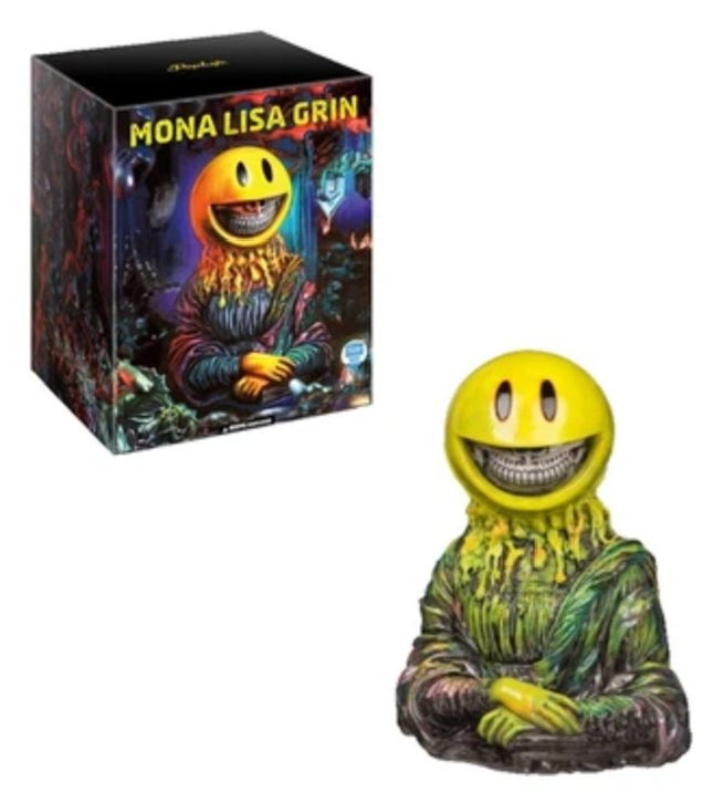 Mona Lisa Grin Green Art Toy by Ron English