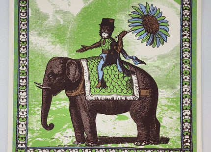 Monkey Elephant Silkscreen Print by Nate Duval