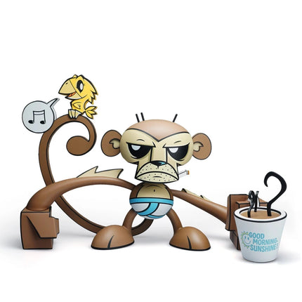 Monkey Good Morning Sunshine Art Toy by Joe Ledbetter