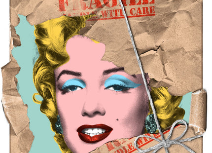 Monroe POPfolio Fragile Silkscreen Print by Mr Brainwash- Thierry Guetta