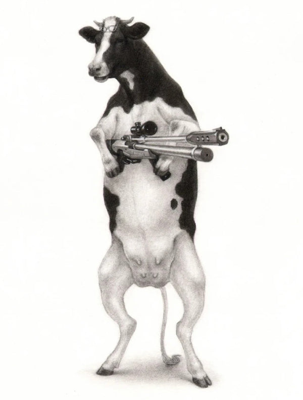 Impression Giclée Moooo par Xiau-Fong Wee