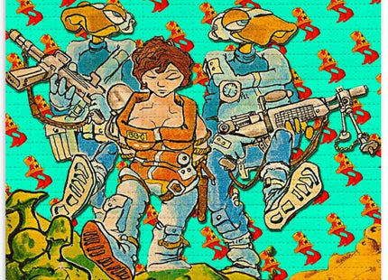 Mother's March Blotter Paper Archival Print by Mark Bode