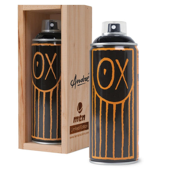 Mr André Glossy Black Spray Paint Can Artwork by Montana MTN