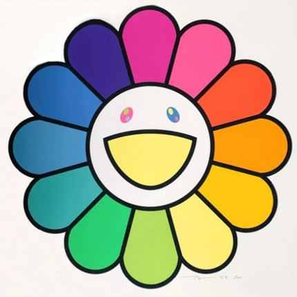 Ms Rainbow Flower SP Silkscreen Print by Takashi Murakami TM/KK