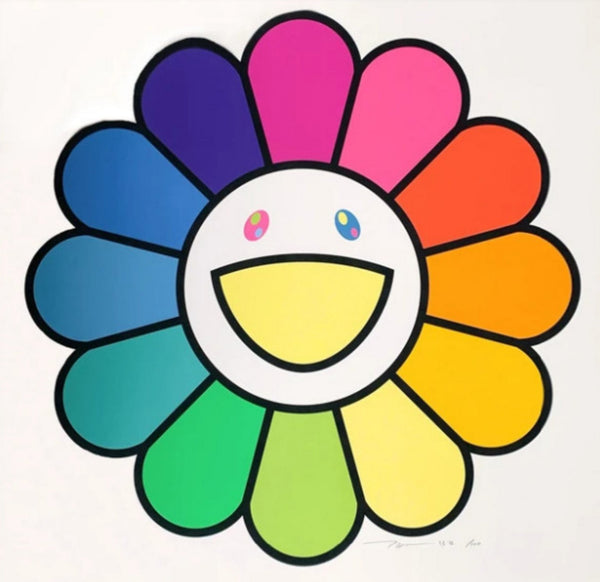 Ms Rainbow Flower SP Silkscreen Print by Takashi Murakami TM/KK