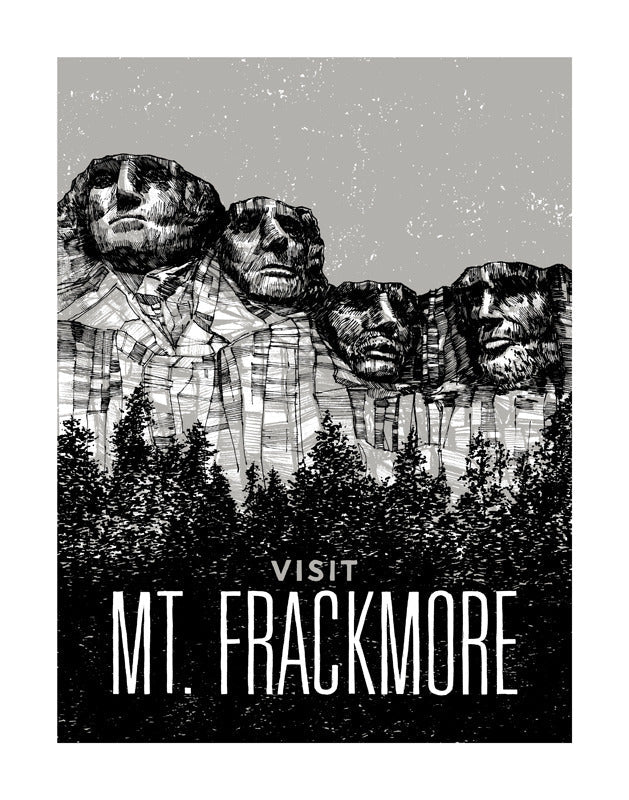 Mt. Frackmore Silkscreen Print by John Vogl