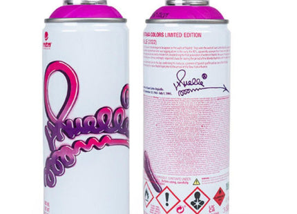 Muelle Fluor Violet Spray Paint Can Artwork by Montana MTN