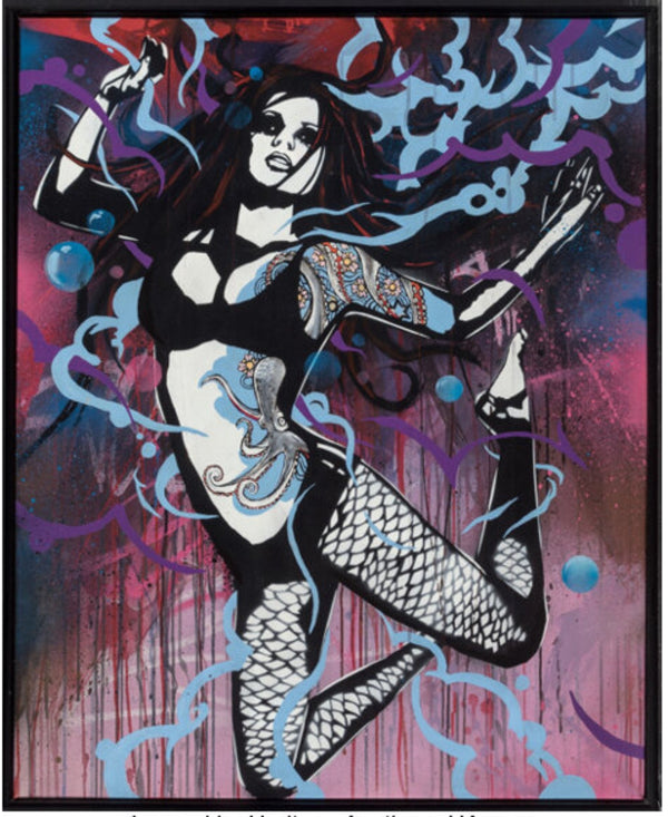 Mur Original peinture en aérosol peinture acrylique par Copyright