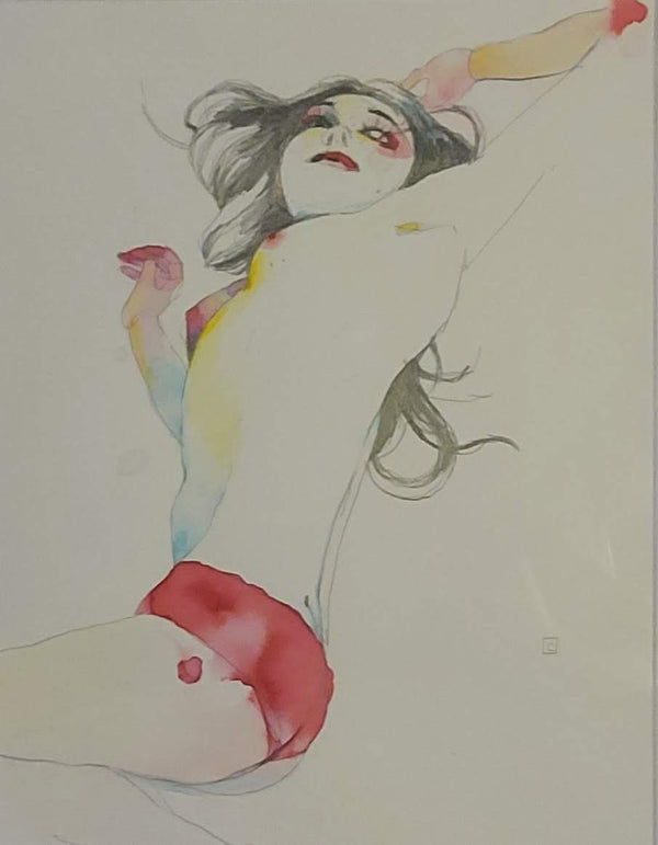 Muse #667 Original Watercolor Painting by Conrad Roset